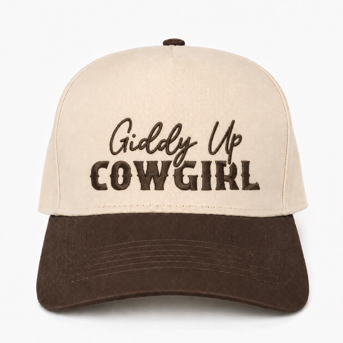 Custom Embroidered Giddy Up Cowgirl Snapback Hat – Cute Rodeo Girl Cap