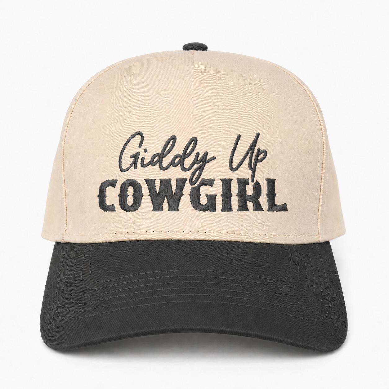 Custom Embroidered Giddy Up Cowgirl Snapback Hat – Cute Rodeo Girl Cap