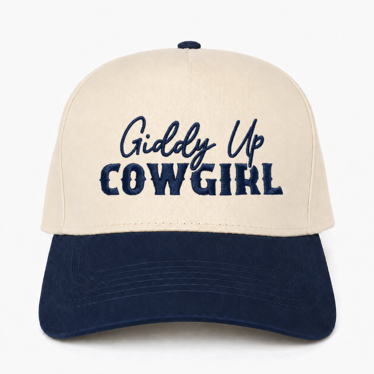 Custom Embroidered Giddy Up Cowgirl Snapback Hat – Cute Rodeo Girl Cap