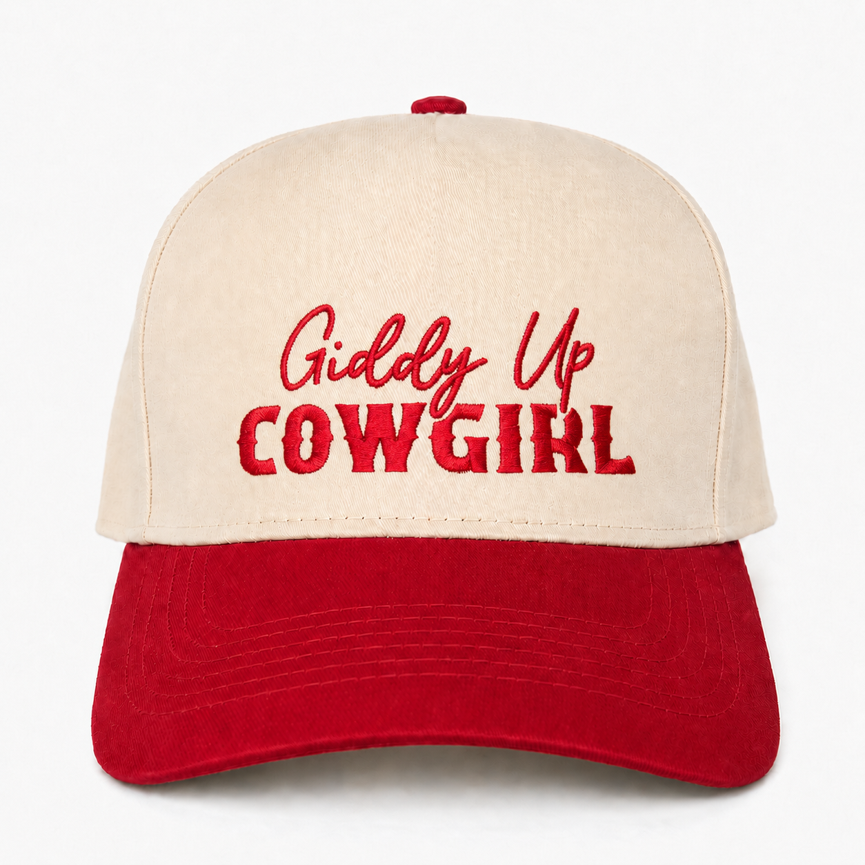 Custom Embroidered Giddy Up Cowgirl Snapback Hat – Cute Rodeo Girl Cap