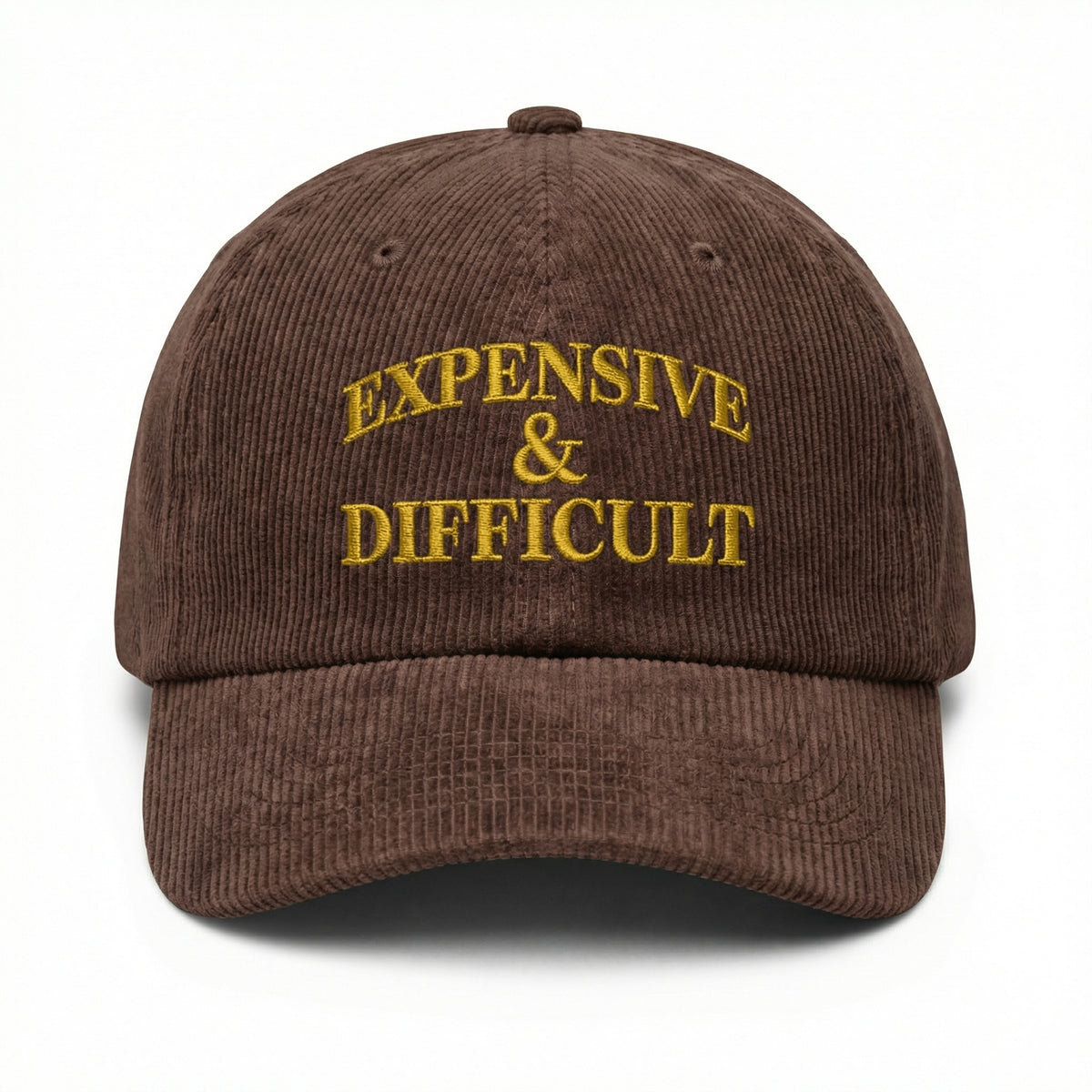 Custom Expensive & Difficult Embroidered Hat – Funny Sarcastic Dad Cap
