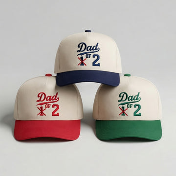 Funny Dad Snapback Hat - Custom Dad of 1 2 3 Snapback Hat