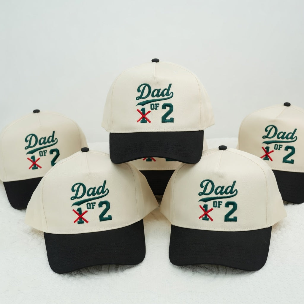 Custom Dad Life Snapback Hat - Funny Dad of 1 2 3 Snapback Hat
