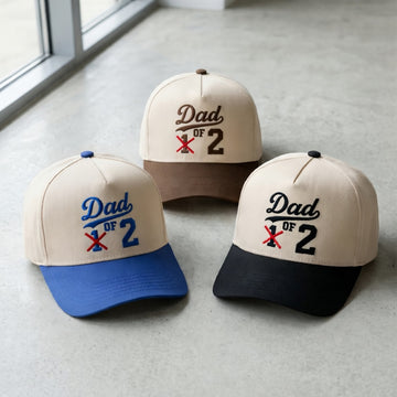 Custom Dad Life Snapback Hat - Funny Dad of 1 2 3 Snapback Hat