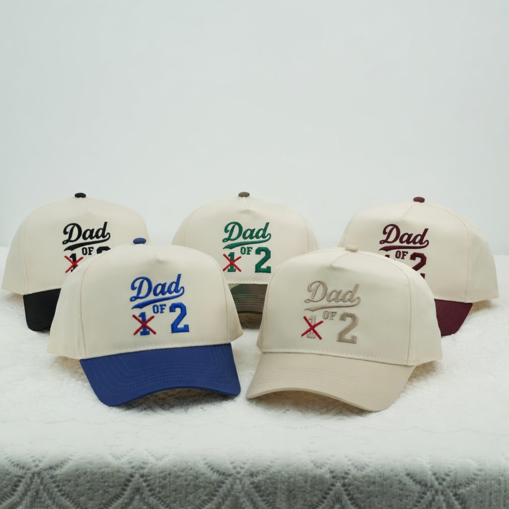 Custom Dad Life Snapback Hat - Funny Dad of 1 2 3 Snapback Hat