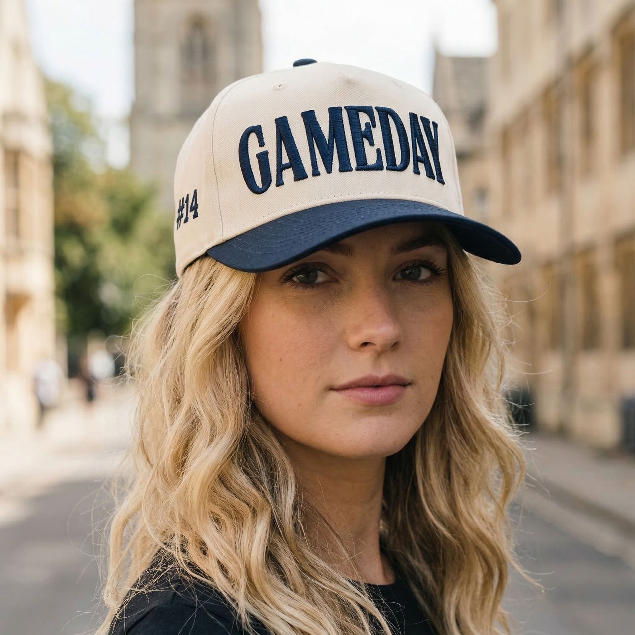 Custom Embroidered Gameday Snapback Hat – Football Mom Team Cap