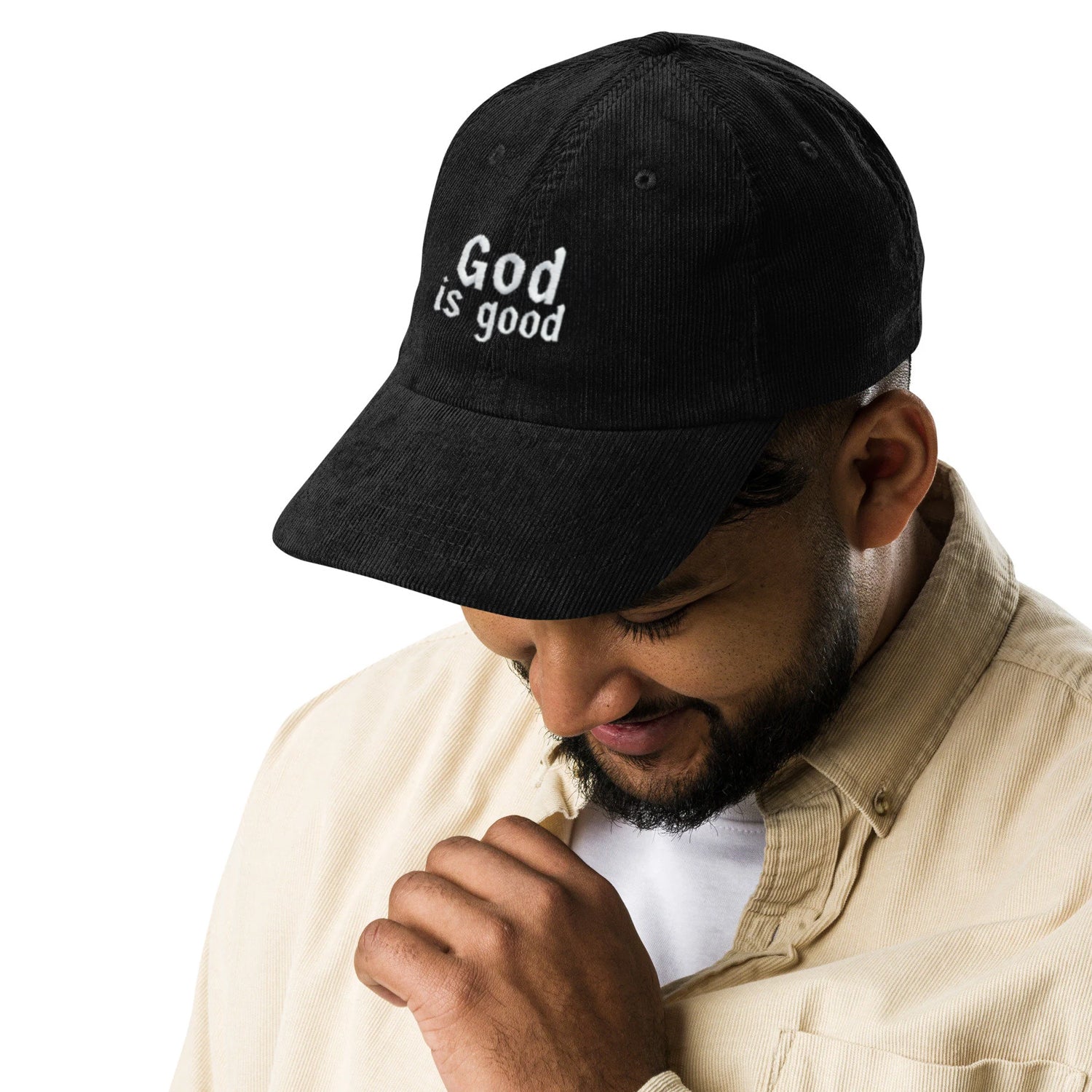 Custom Embroidered God is Good Hat