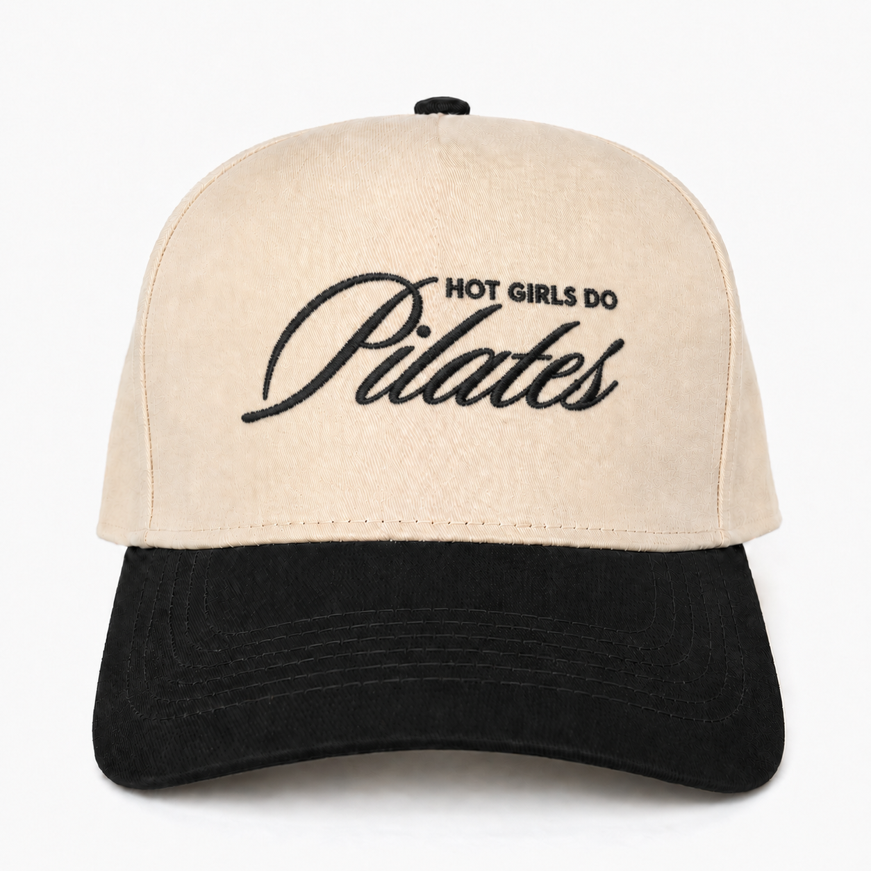 Custom Embroidered Hot Girls Do Pilates Snapback Hat – Trendy Workout Cap
