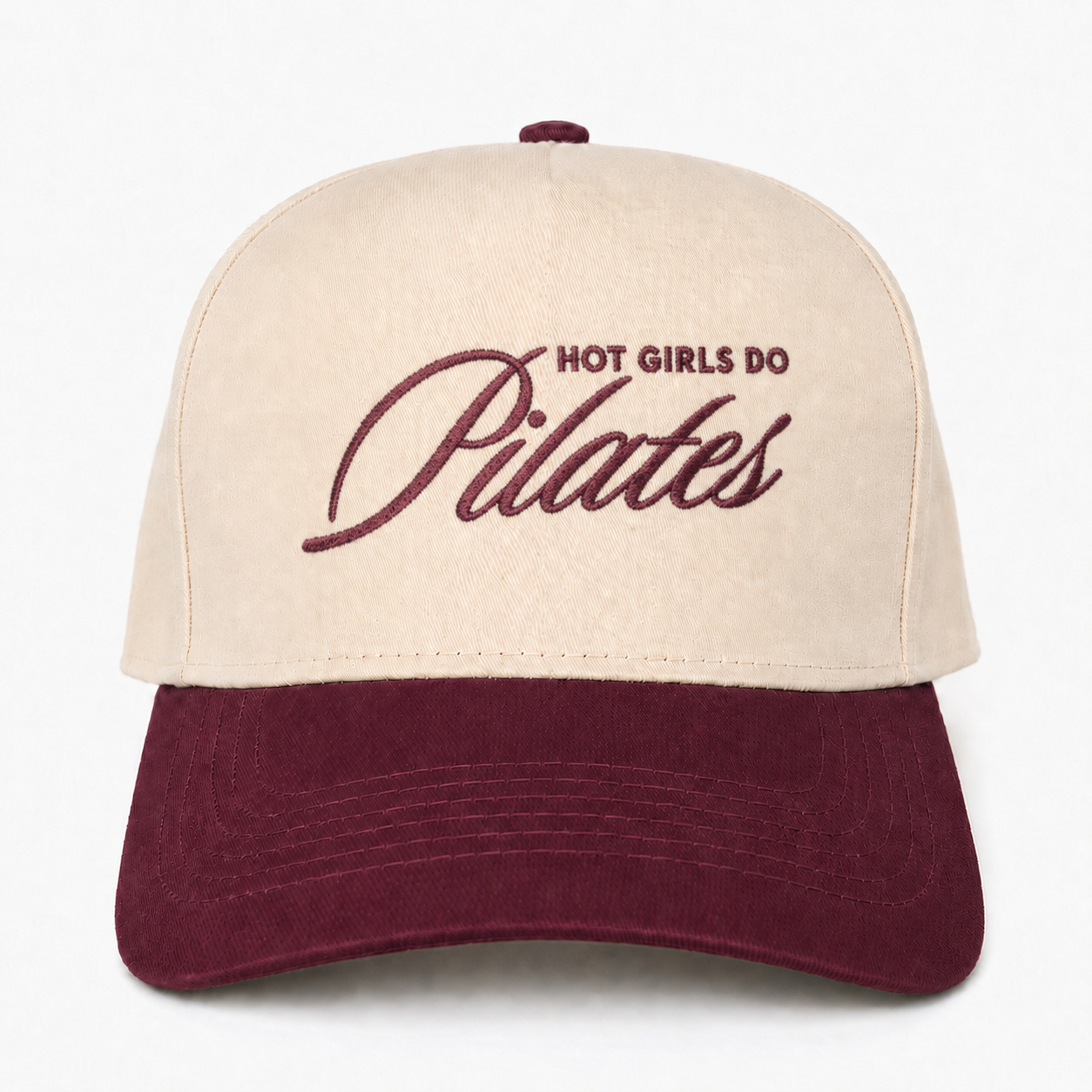Custom Embroidered Hot Girls Do Pilates Snapback Hat – Trendy Workout Cap