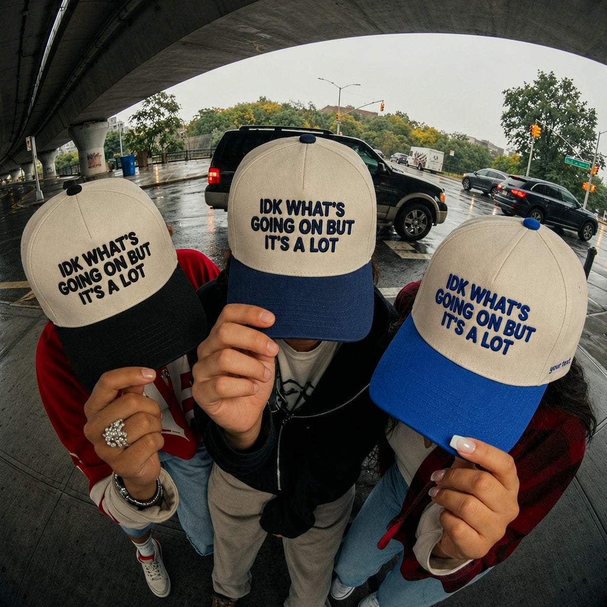 IDK What's Going On But It's A Lot Hat, Chaotic Snapback