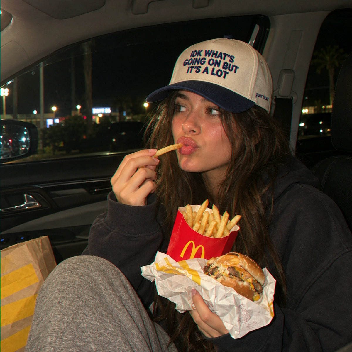 IDK What's Going On But It's A Lot Hat, Chaotic Snapback