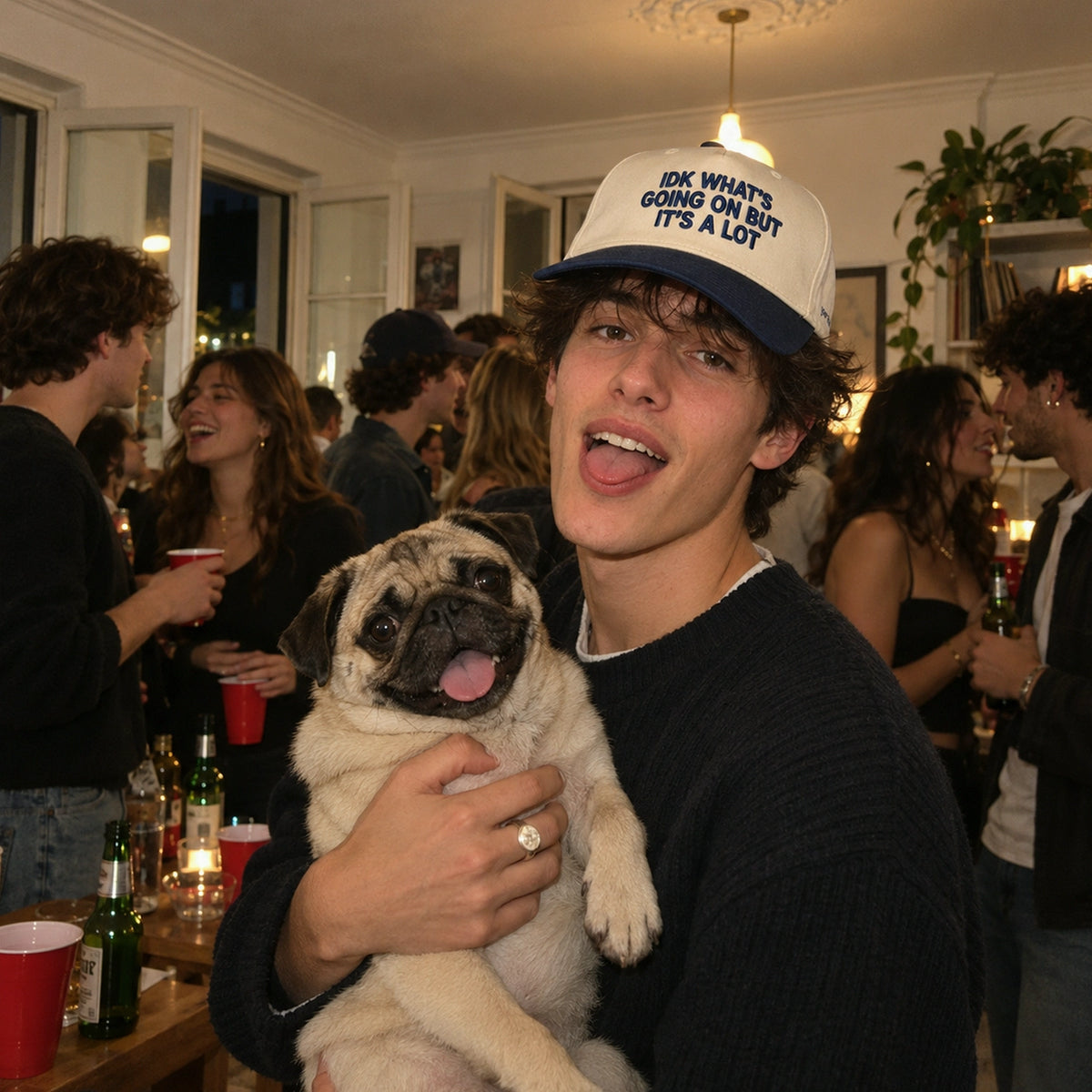 IDK What's Going On But It's A Lot Hat, Chaotic Snapback