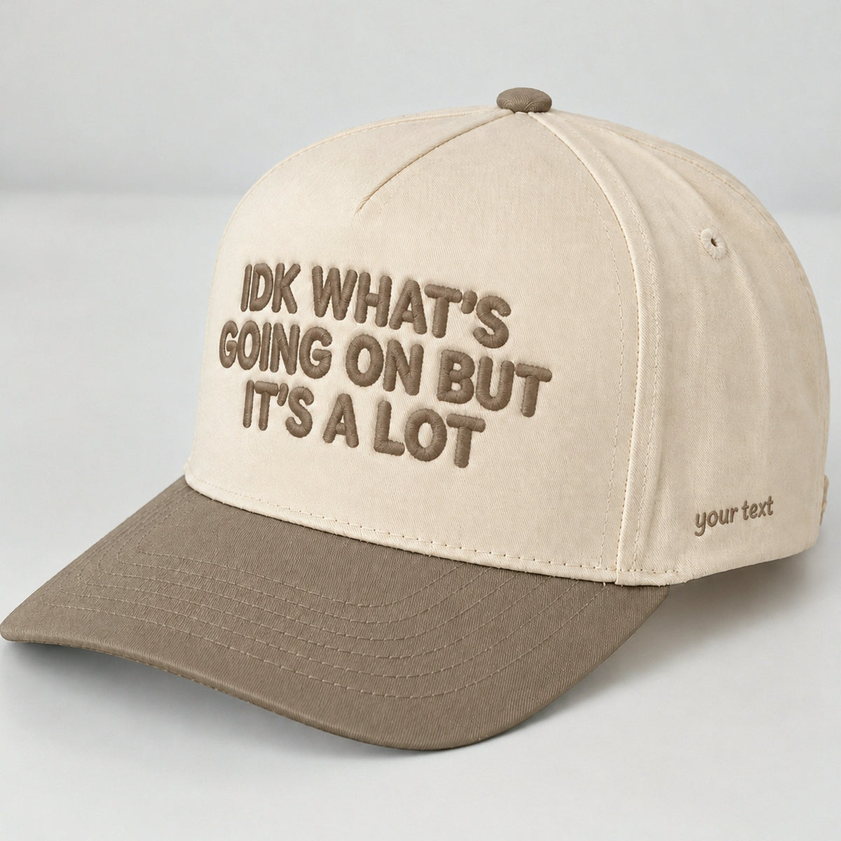 IDK What's Going On But It's A Lot Hat, Chaotic Snapback