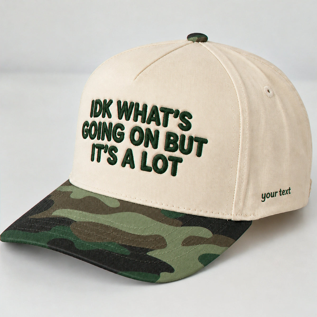 IDK What's Going On But It's A Lot Hat, Chaotic Snapback