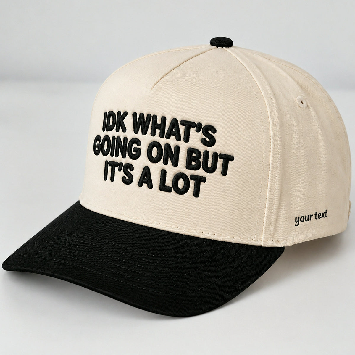 IDK What's Going On But It's A Lot Hat, Chaotic Snapback