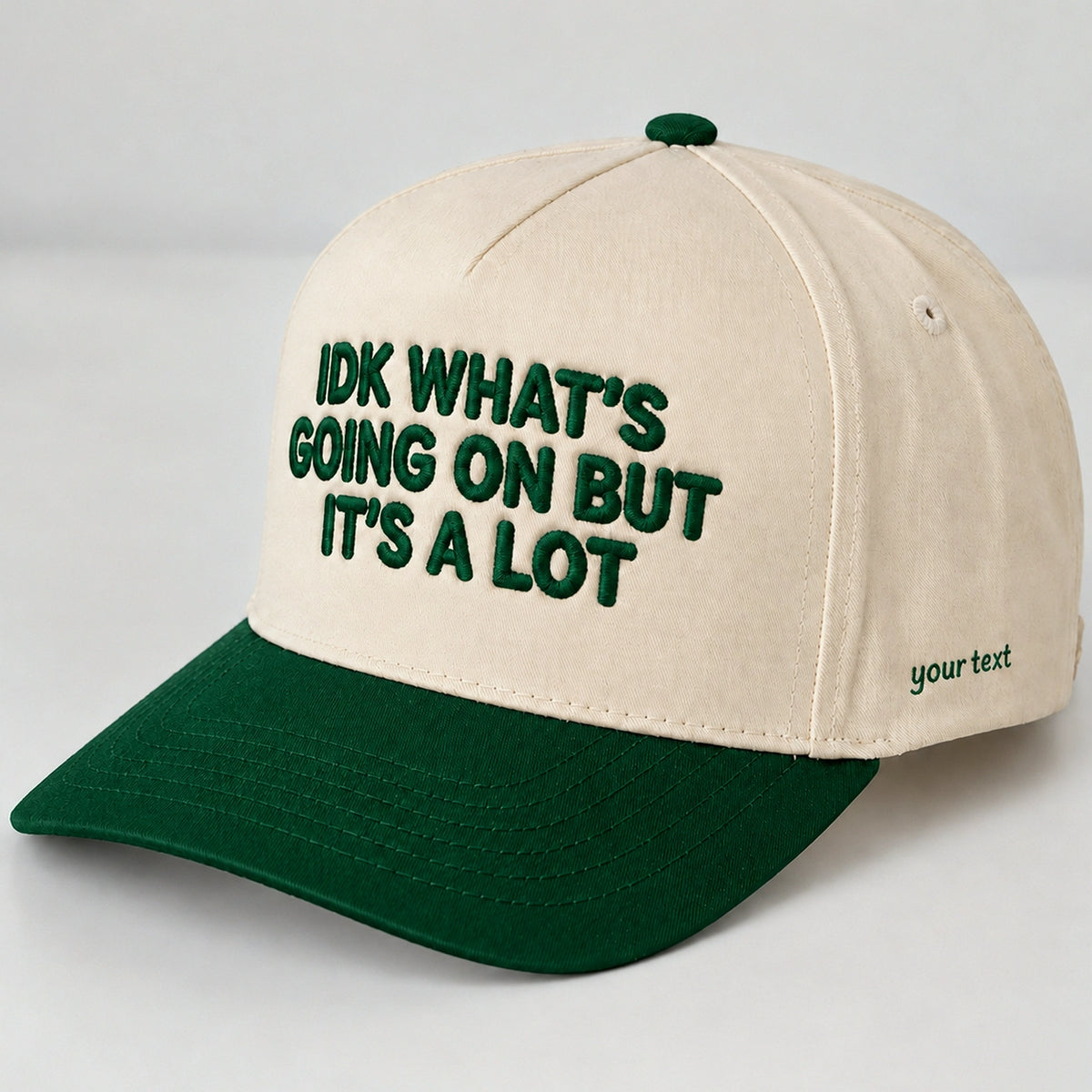 IDK What's Going On But It's A Lot Hat, Chaotic Snapback