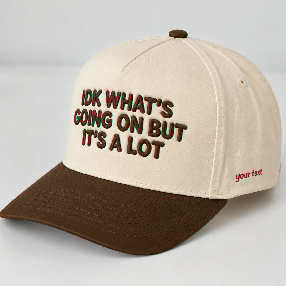 IDK What's Going On But It's A Lot Hat, Chaotic Snapback