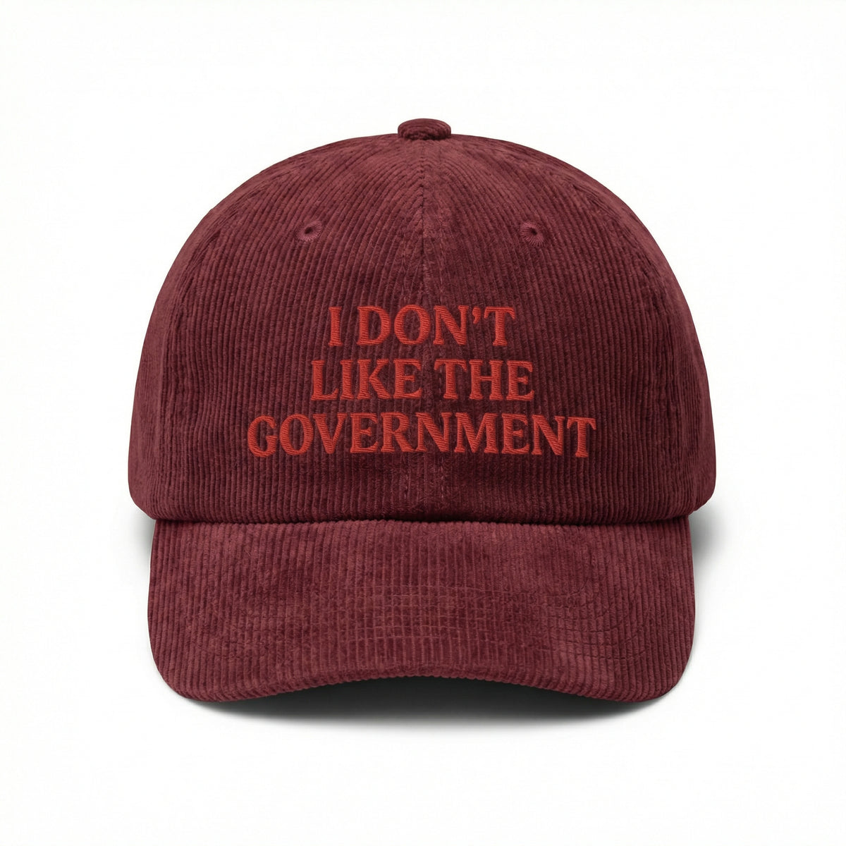 Custom I Don’t Like Authority Embroidered Hat – Funny Statement Dad Cap