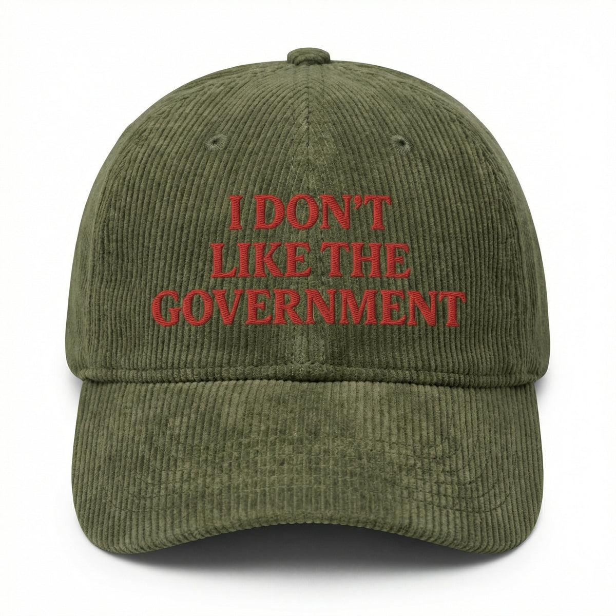 Custom I Don’t Like Authority Embroidered Hat – Funny Statement Dad Cap