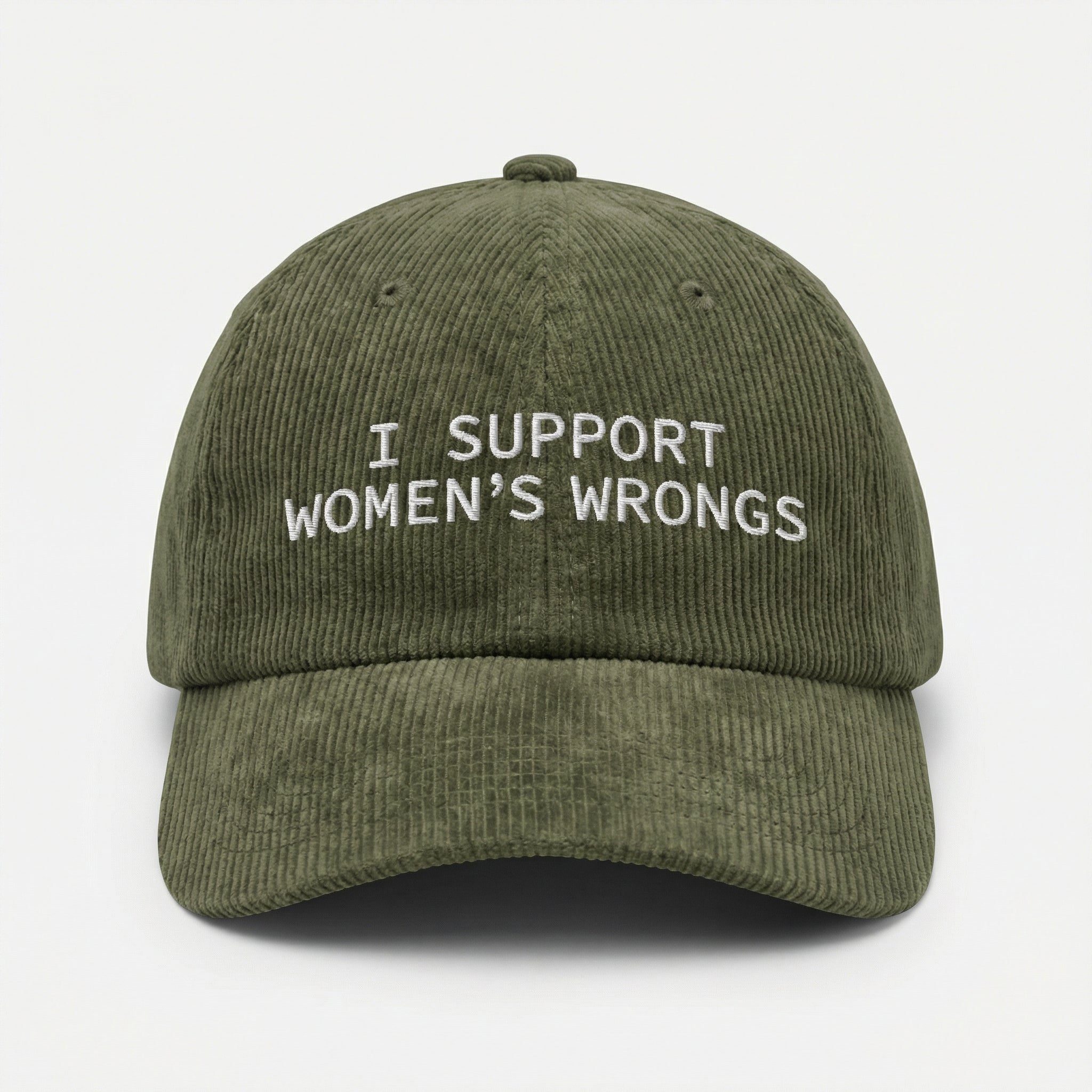 Custom I Support Women’s Wrongs Embroidered Hat – Funny Meme Dad Cap