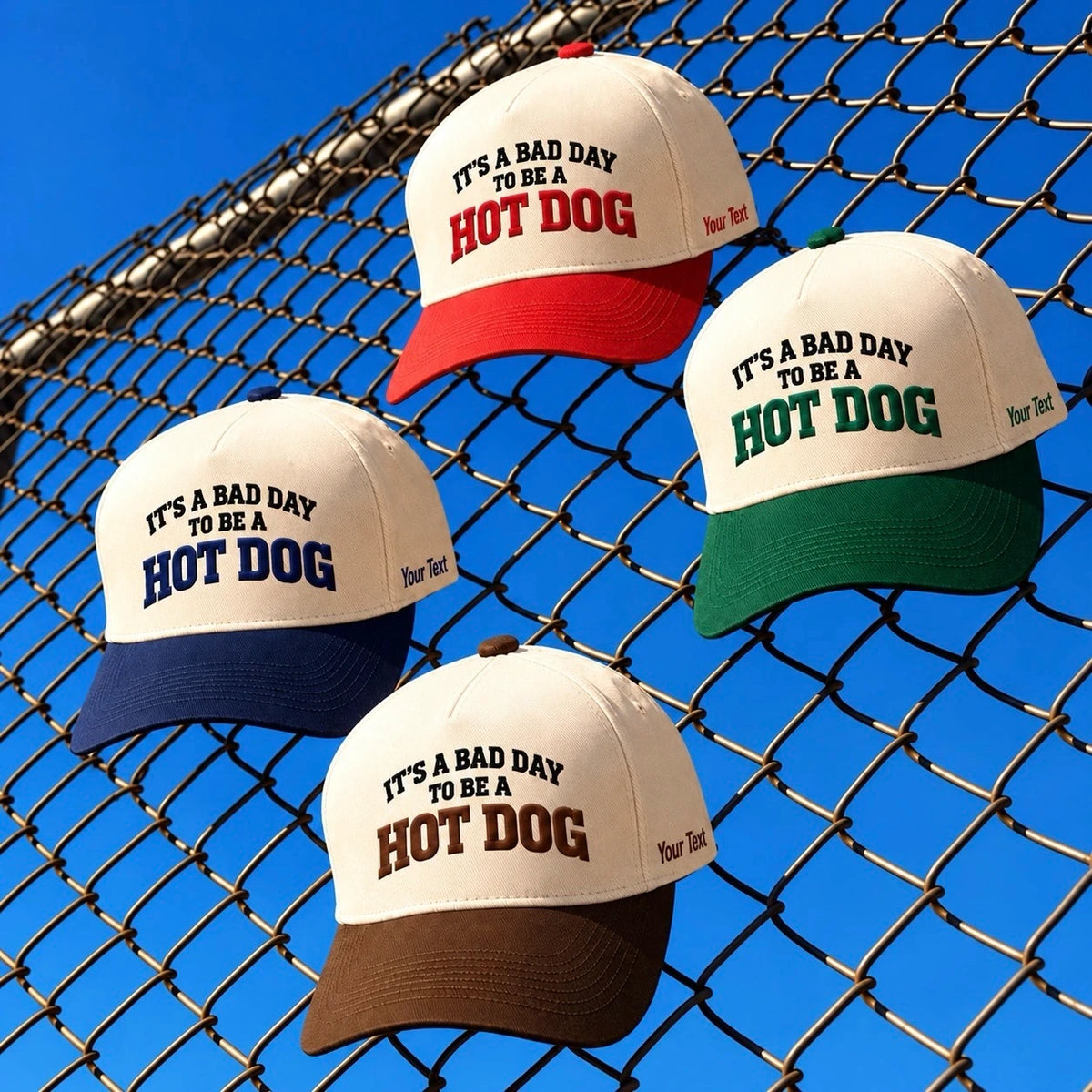 It's A Bad Day To Be A Hot Dog Hat, July 4th BBQ Snapback