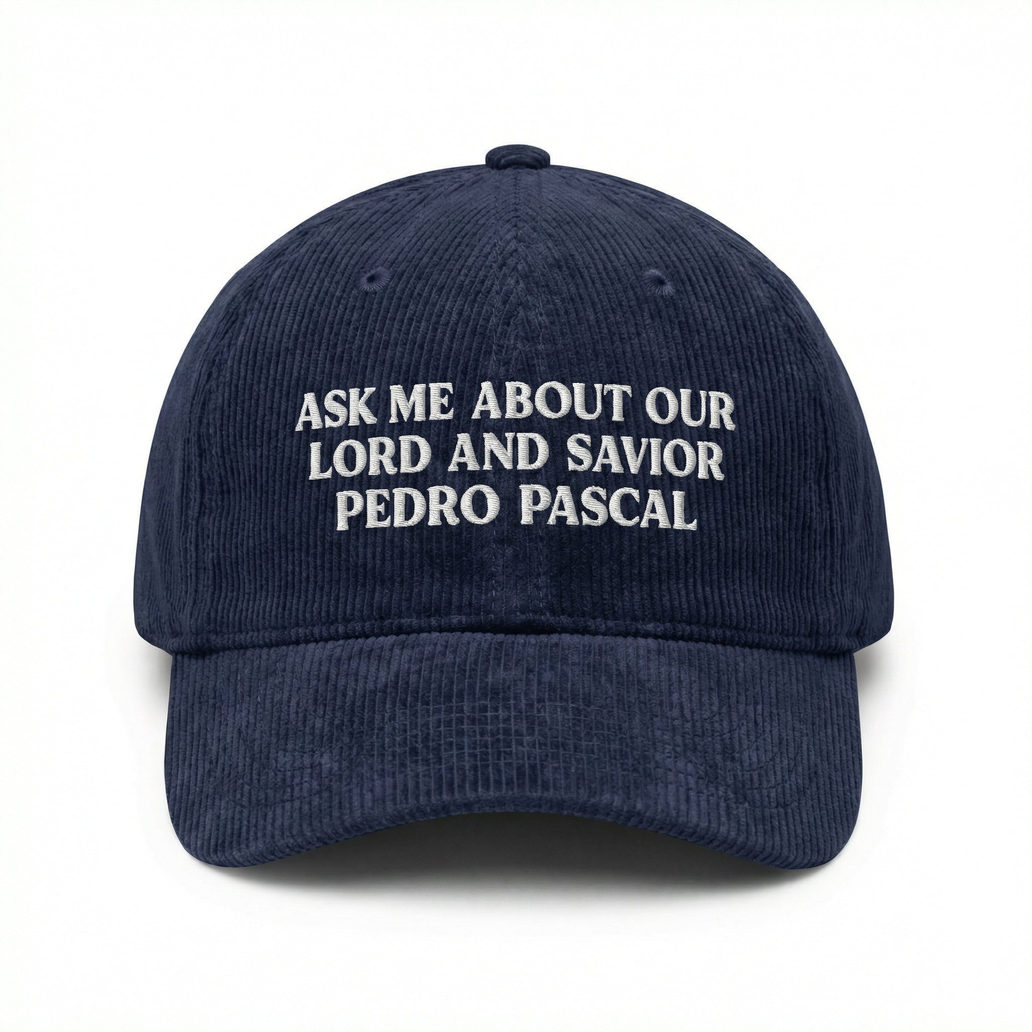 Custom Pedro Pascal Embroidered Hat – Funny Celebrity Fan Mom Cap