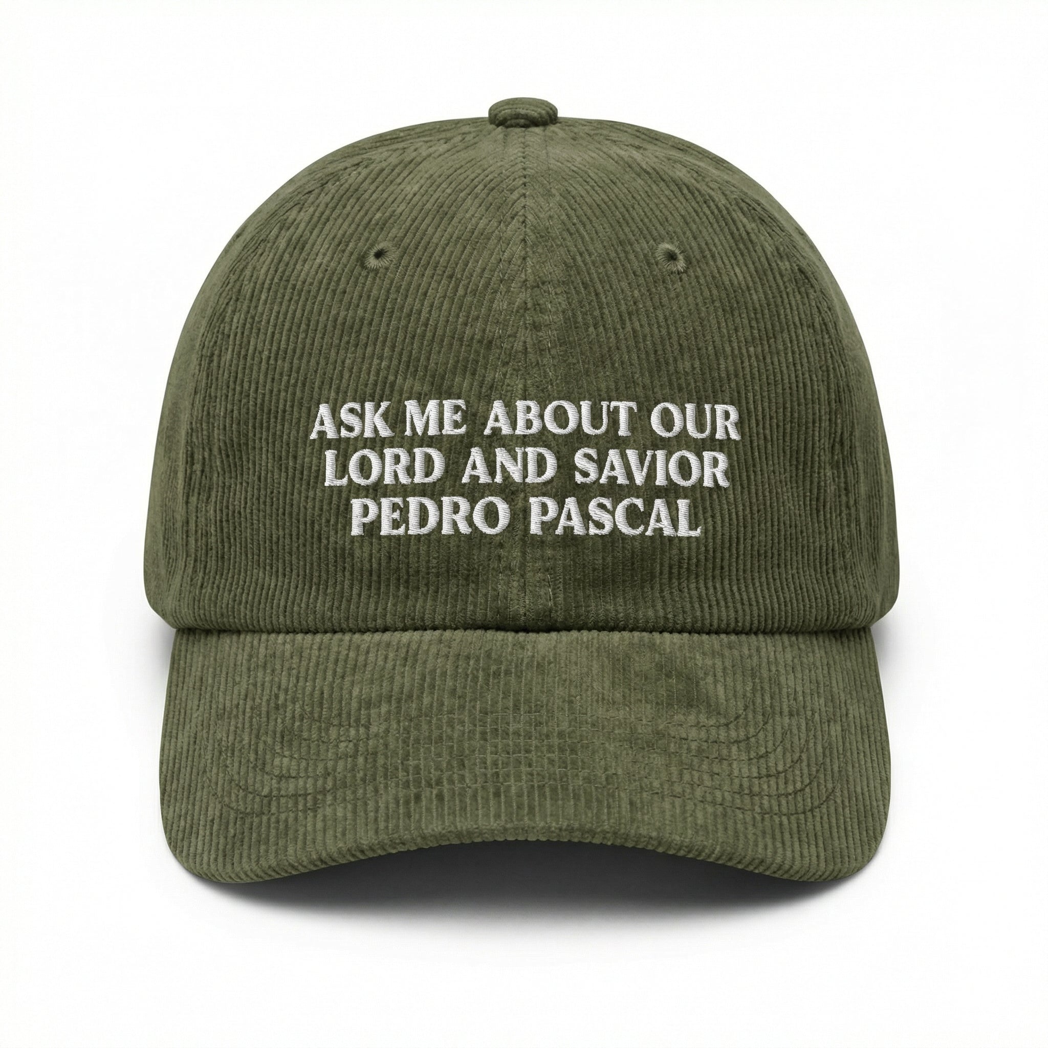 Custom Pedro Pascal Embroidered Hat – Funny Celebrity Fan Mom Cap