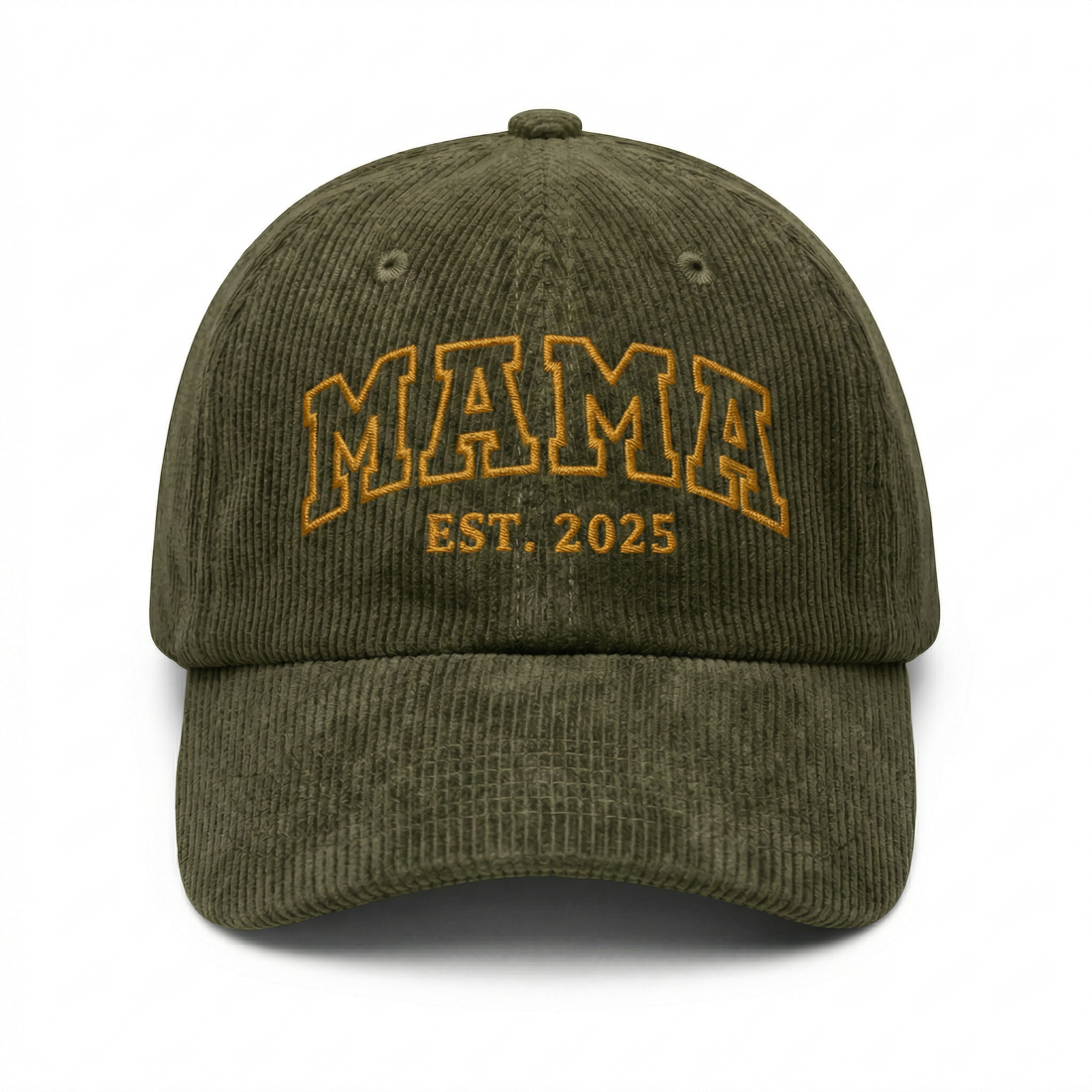 Custom Mama EST 2026 Embroidered Hat – Vintage Adjustable Baseball Cap