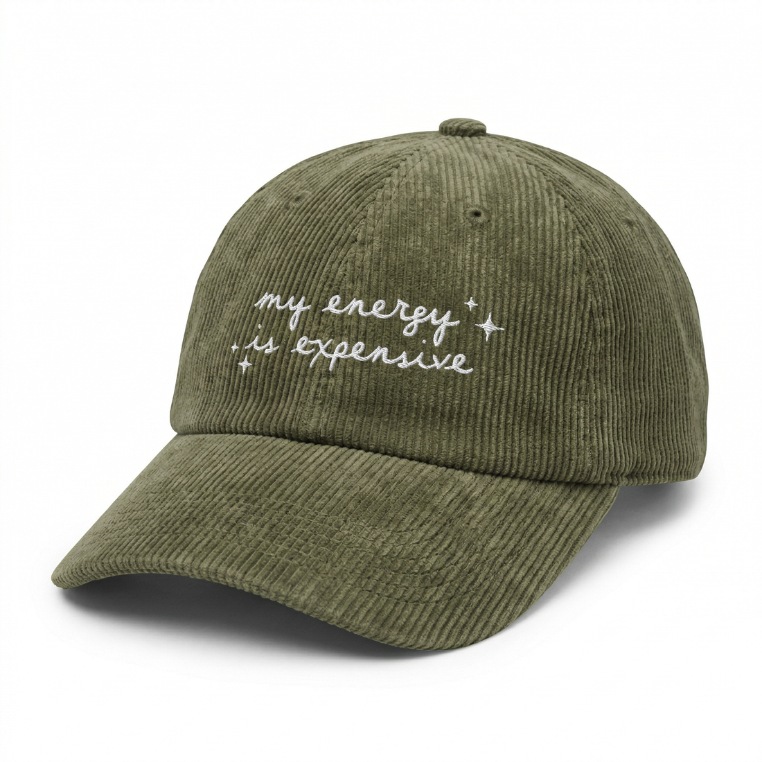 Custom My Energy Is Expensive Embroidered Hat – Vintage Adjustable Baseball Cap