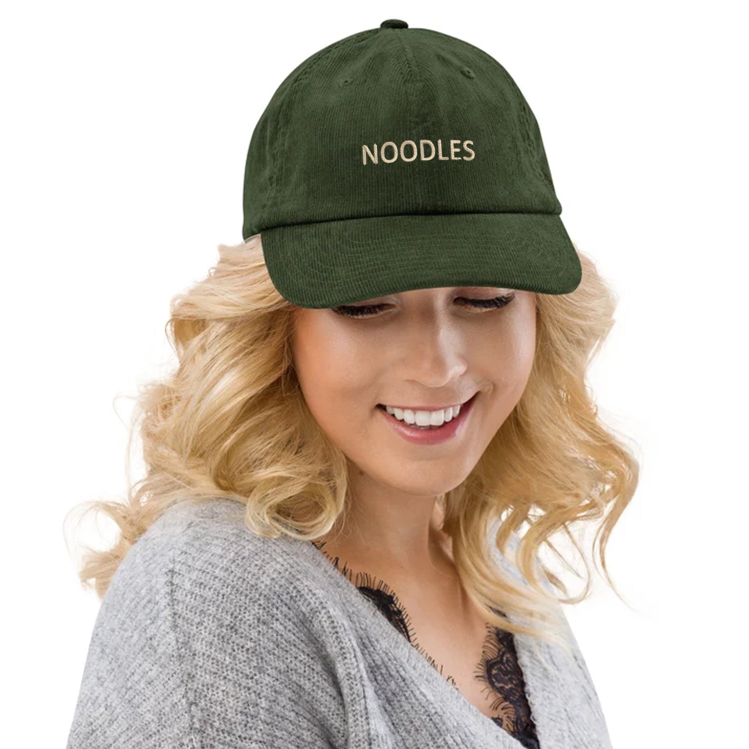 Custom Embroidered Noodles Hat