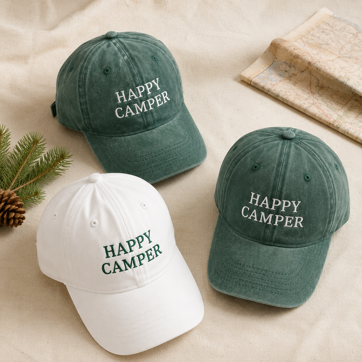 Personalized Bachelorette Camp Party Cap for Bridesmaids