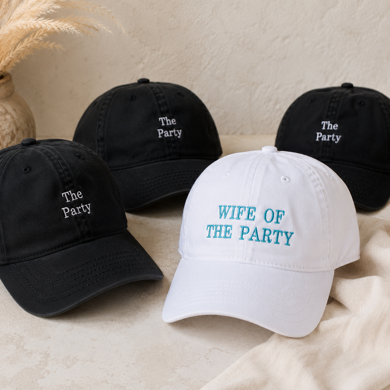 Personalized Bachelorette Party Hat for Bride Squad