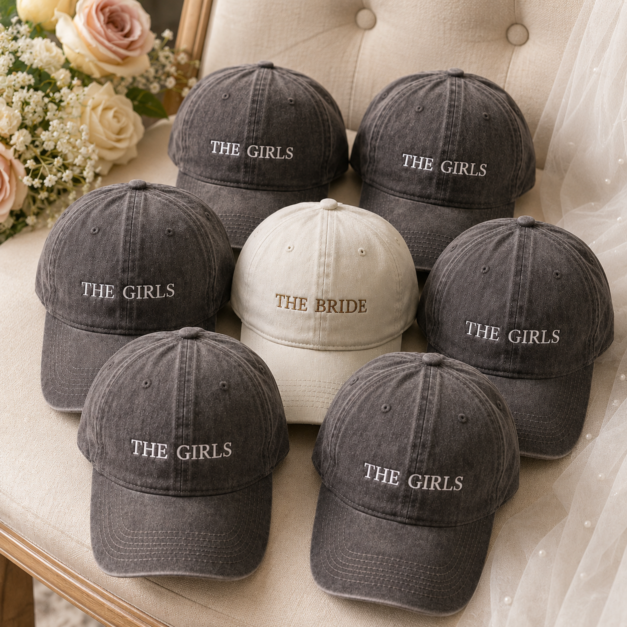 Personalized Bachelorette Party Hat for Bride Squad