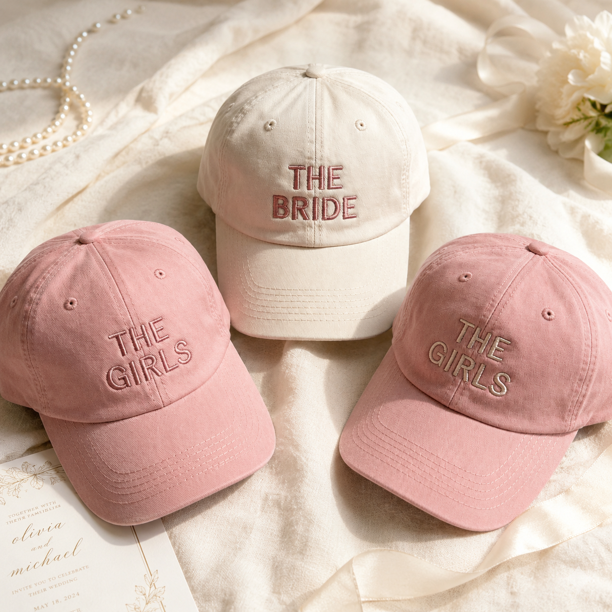 Personalized Bachelorette Party Hat for Bride Squad