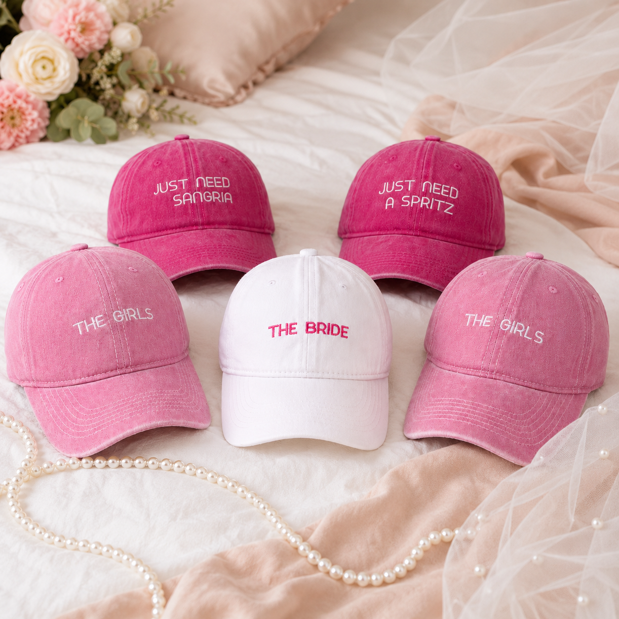 Personalized Bachelorette Party Hat for Bride Squad