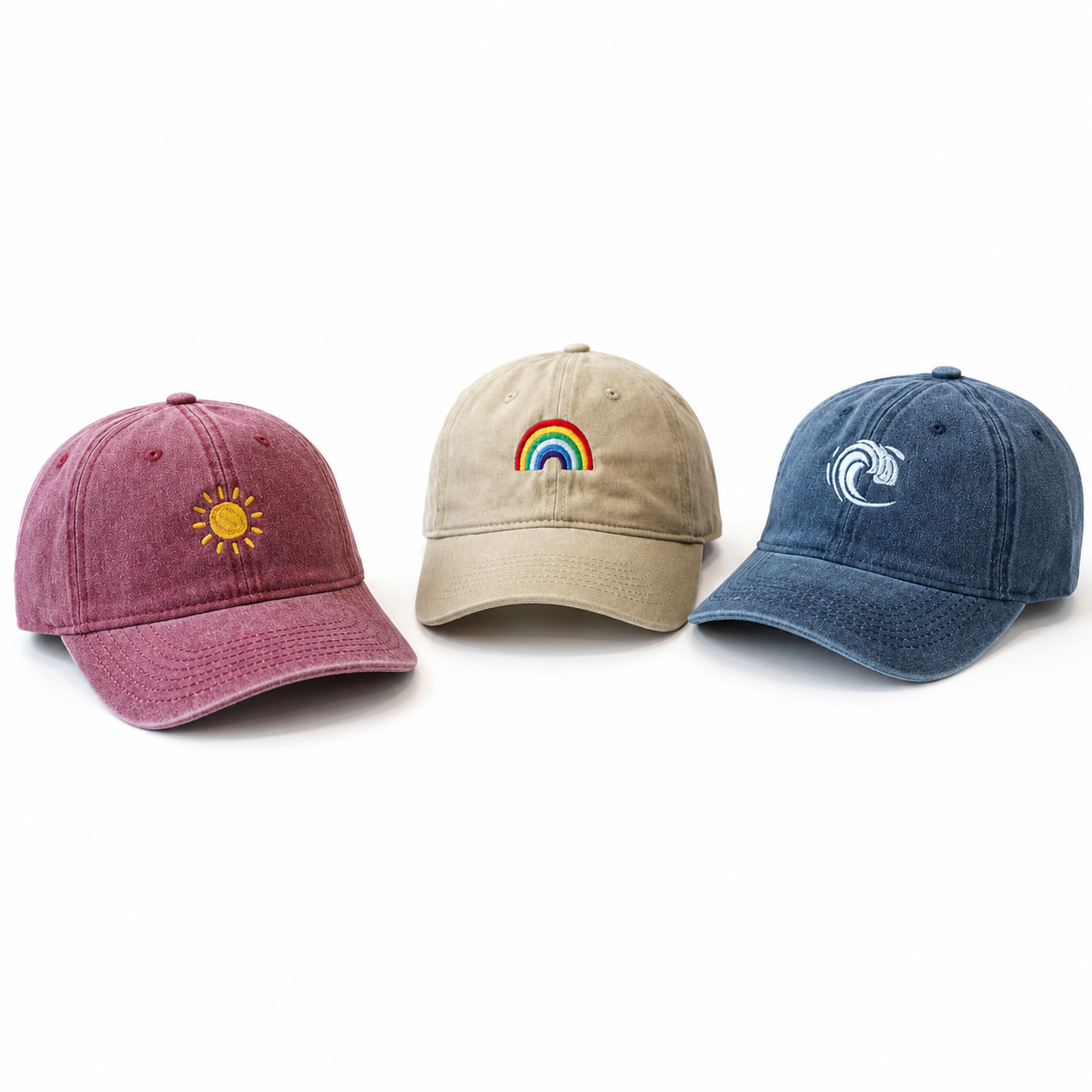 Personalized Baseball Cap With Custom Embroidered Text