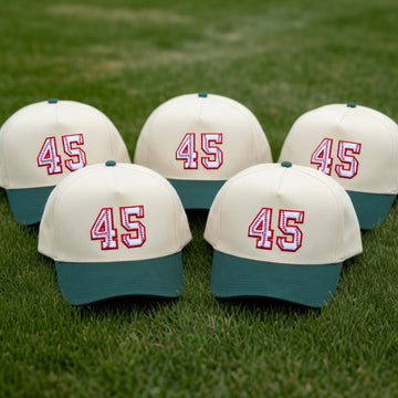 Personalized Baseball Snapback Hat - Custom Number Embroidered Snapback Hat