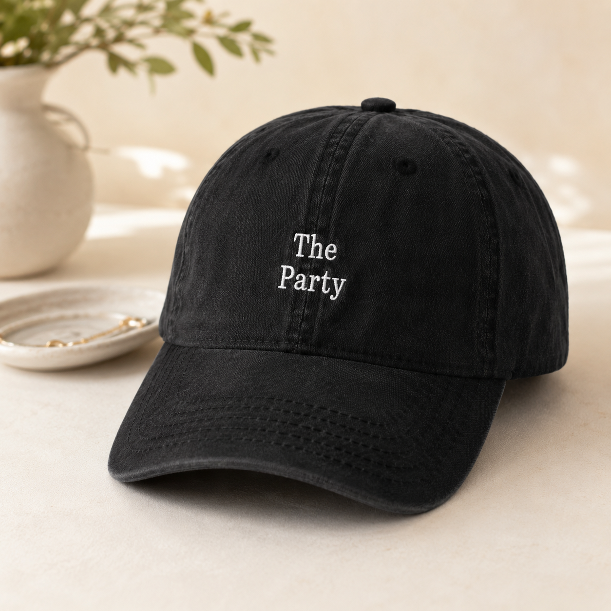 Personalized Bride Squad Baseball Cap With Custom Embroidery