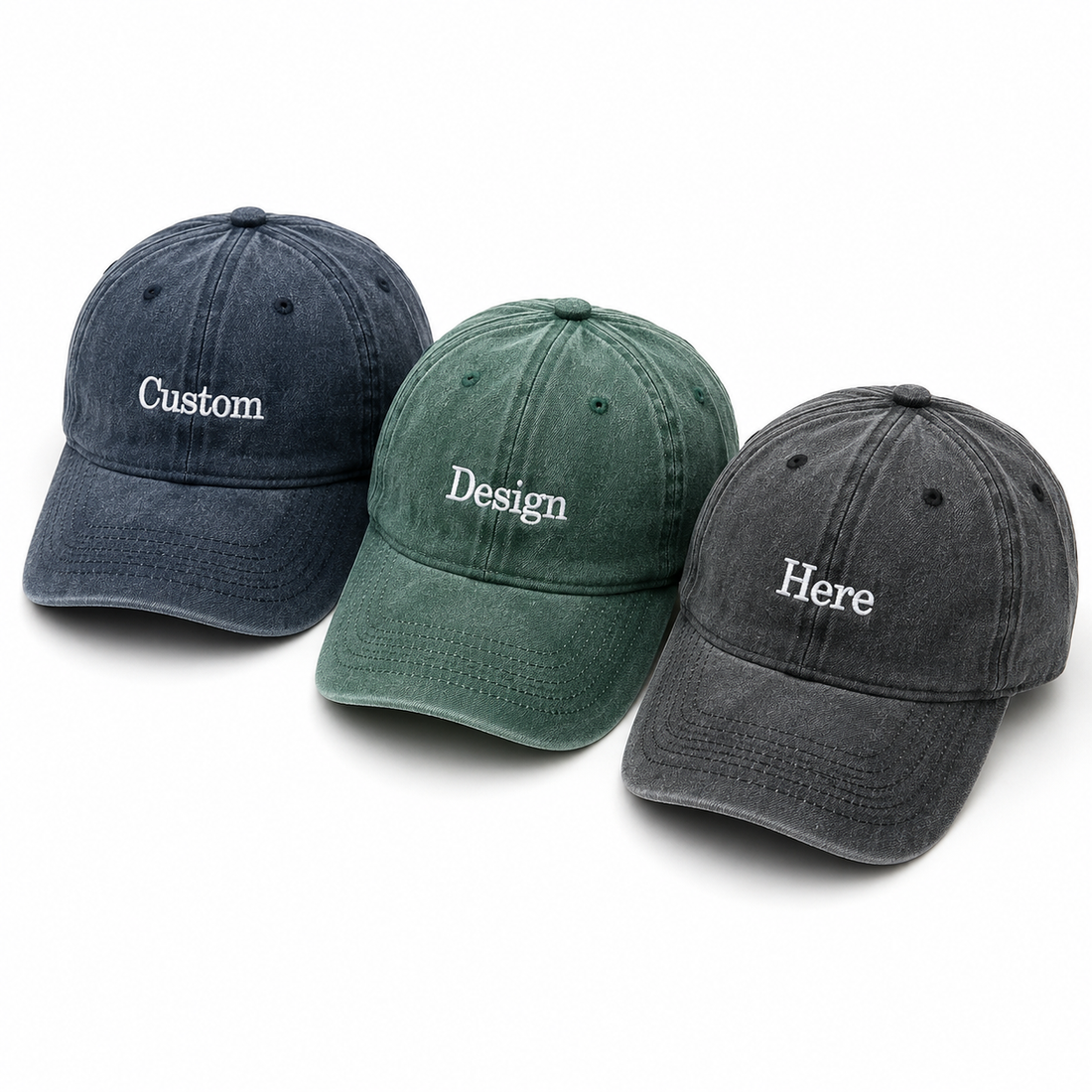 Personalized Club Baseball Hat With Custom Logo or Monogram