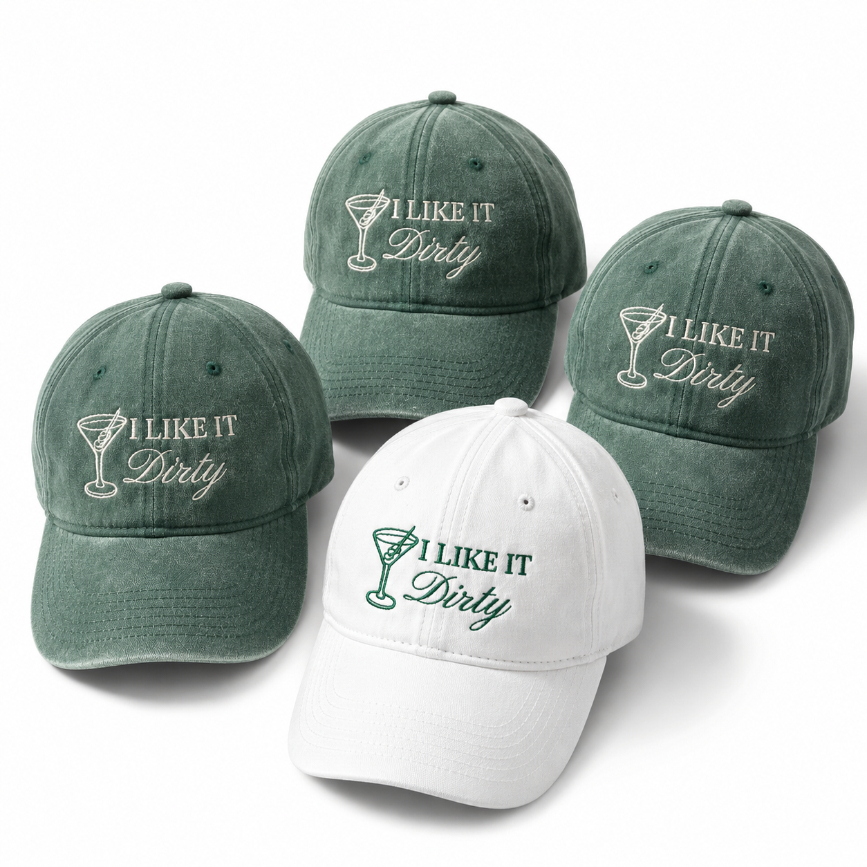 Personalized Dirty Martini Cap for Bachelorette Party Style