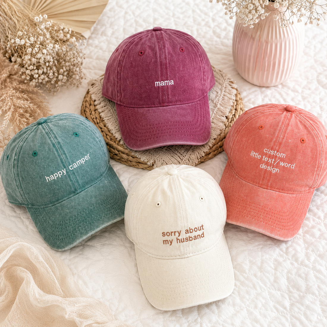 Personalized Embroidered Baseball Cap