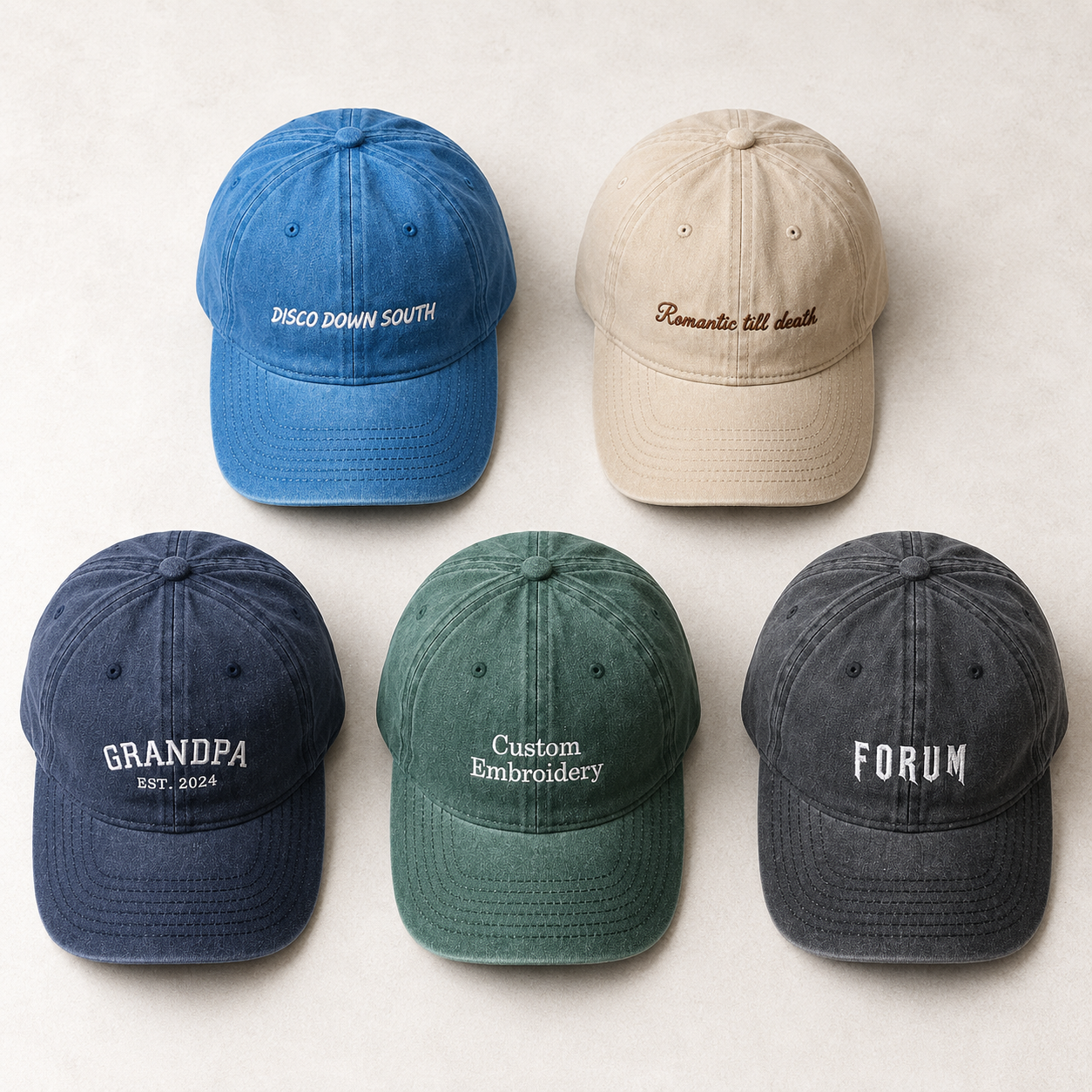 Personalized Embroidered Baseball Cap
