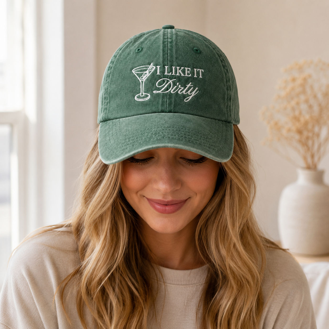 Personalized Embroidered Hat with Custom Text
