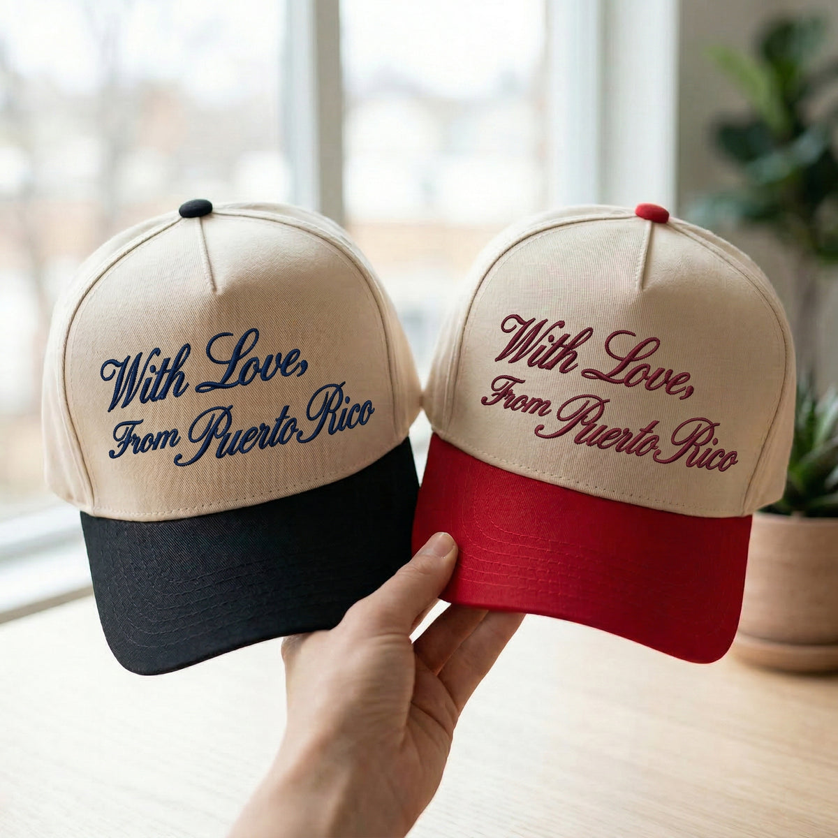 Custom Embroidered Snapback Cap – With Love Personalized Hat