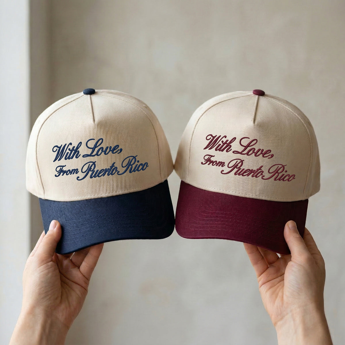 Custom Embroidered Snapback Cap – With Love Personalized Hat