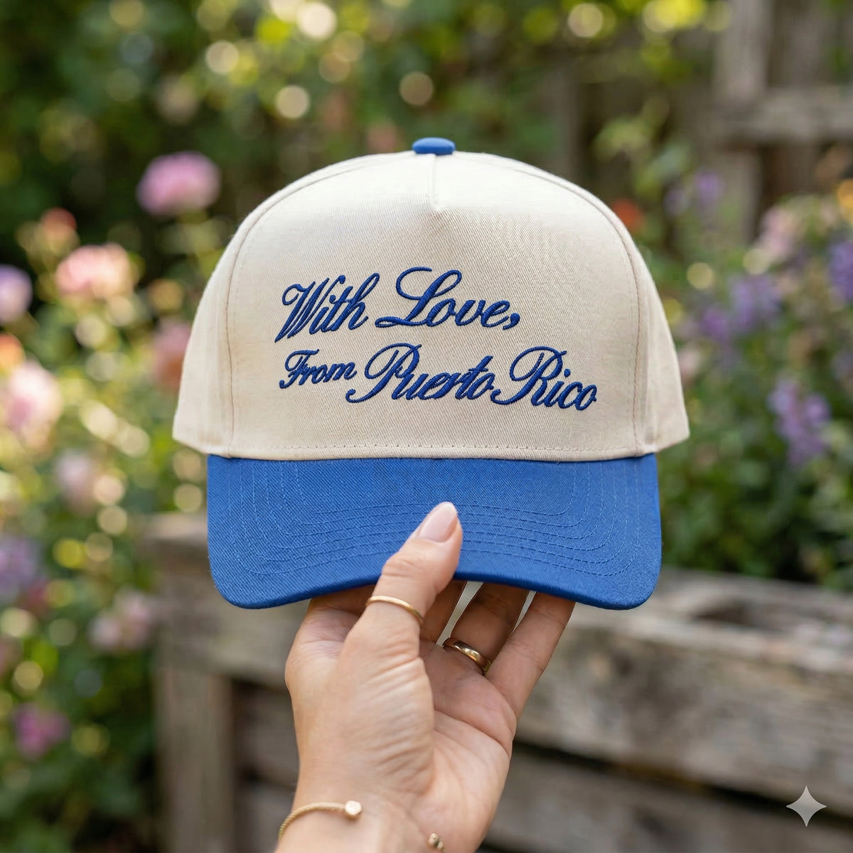 Custom Embroidered Snapback Cap – With Love Personalized Hat
