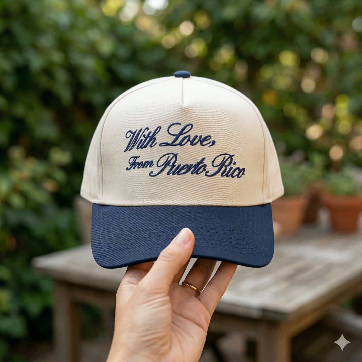 Custom Embroidered Snapback Cap – With Love Personalized Hat