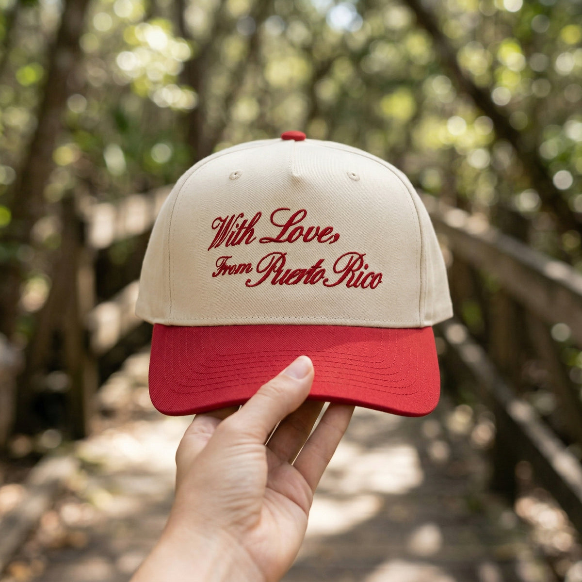 Personalized Embroidered Snapback Hat – With Love Party Cap