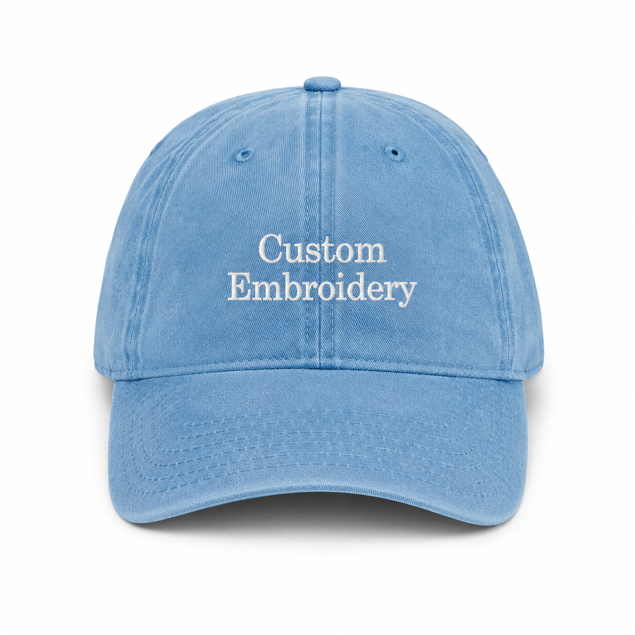 Personalized Embroidered Unisex Hat With Custom Text or Monogram
