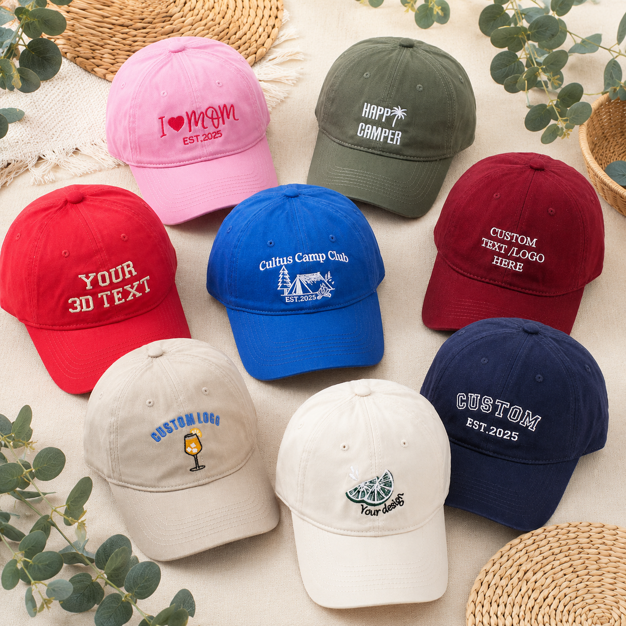 Personalized Hat with Name or Logo
